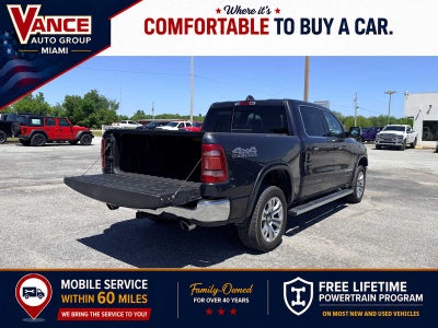 2020 RAM Ram 1500 Laramie Longhorn Crew Cab 4x4 5'7' Box