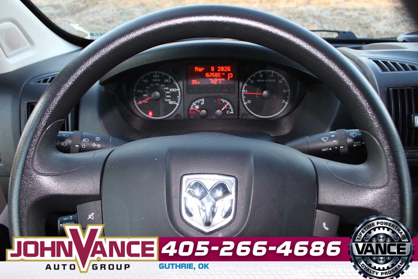 2019 RAM ProMaster Cargo Van 1500 Low Roof 136" WB